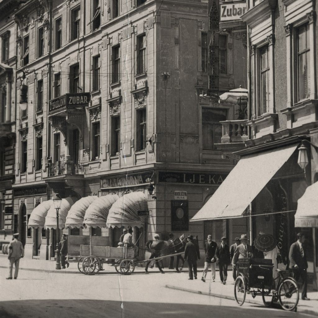 Ulica Vasilija Nikolića (današnja Teslina), oko 1930.-1935. godine